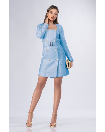 ROCHIE CUNUNIE CIVILA, ROCHIE BOTEZ BLEU, ROCHIE SCURTA STIL SACOU, ROCHII OCAZIE