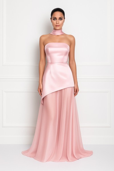 ROCHIE DE OCAZIE ROZ, ROCHIE MAJORAT, ROCHIE BAL, ROCHIE BANCHET, ROCHIE DE SEARA