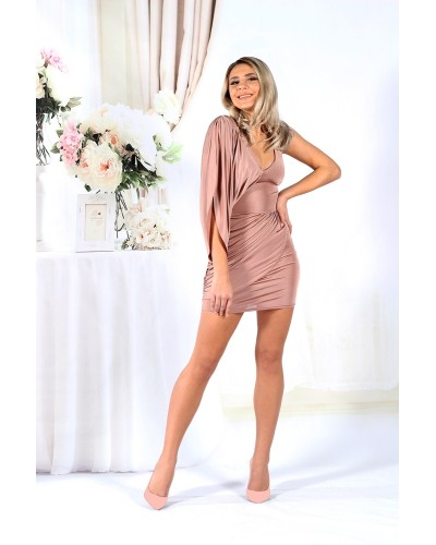 ROCHIE SCURTA LYCRA SOMON CU BROSA ARGINTIE VOGLIA