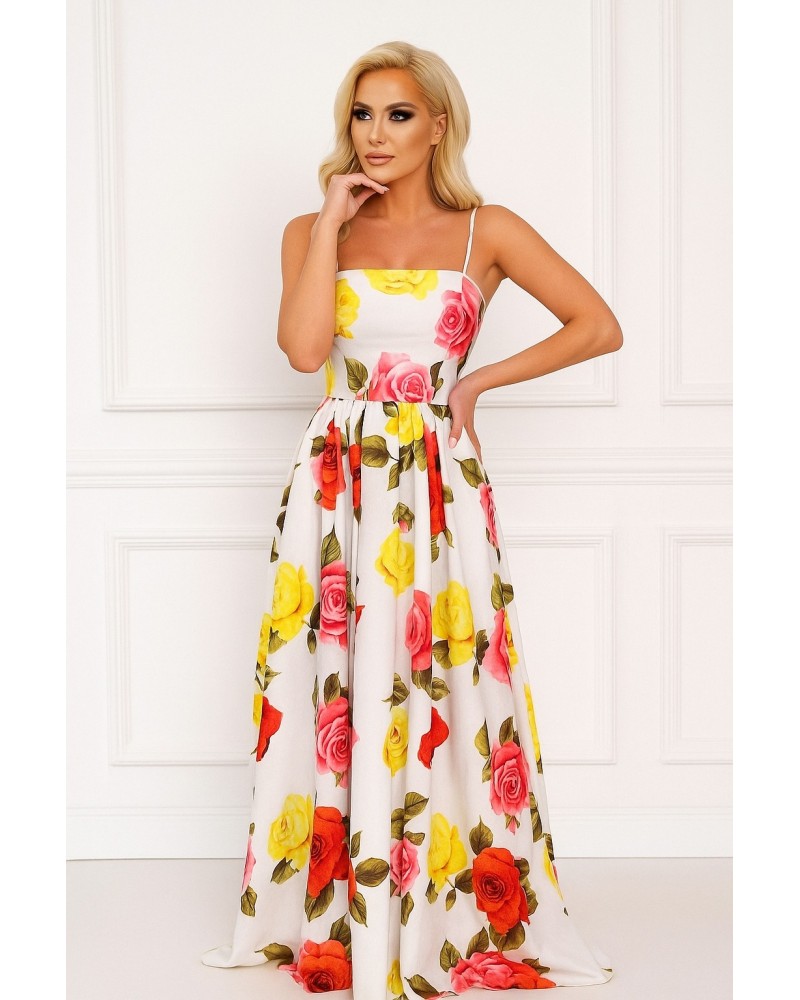 ROCHII DE OCAZIE, ROCHIE DE SEARA, ROCHIE LUNGA DE SEARA, ROCHIE CU IMPRIMEU FLORAL, ROCHIE NASA