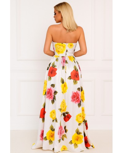 ROCHII DE OCAZIE, ROCHIE DE SEARA, ROCHIE LUNGA DE SEARA, ROCHIE CU IMPRIMEU FLORAL, ROCHIE NASA