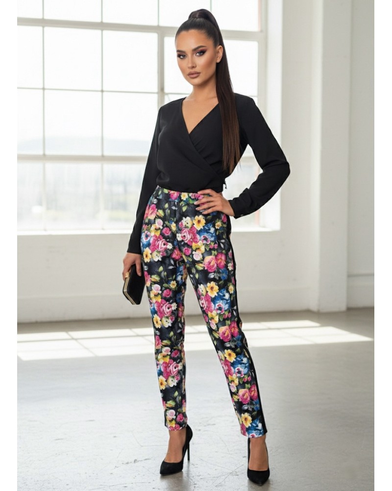 PANTALONI LUNGI IMPRIMEU FLORAL