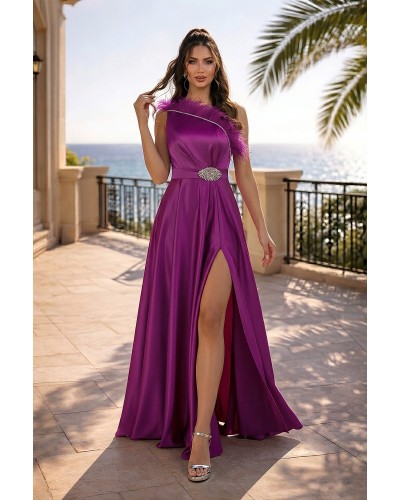 rochie lunga de nasa orhid, rochie lunga de ocazie, rochii nasa soacra