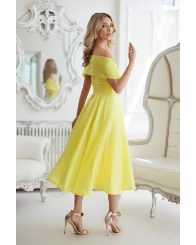 ROCHIE DE OCAZIE TREI SFERTURI, ROCHIE GALBENA ELEGANTA, ROCHIE NUNTA, ROCHIE NASA , ROCHIE MAJORAT