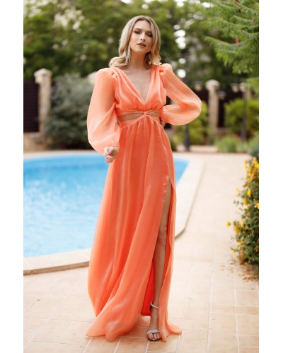 ROCHIE DE NASA LUNGA, ROCHIE PORTOCALIE DE OCAZIE, ROCHIE DIN ORGANZA SEXY, ROCHIE NUNTA, ROCHIE MAJORAT , ROCHIE BOTEZ