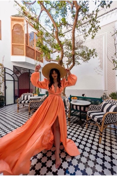 ROCHIE DE NASA LUNGA, ROCHIE PORTOCALIE DE OCAZIE, ROCHIE DIN ORGANZA SEXY, ROCHIE NUNTA, ROCHIE MAJORAT , ROCHIE BOTEZ