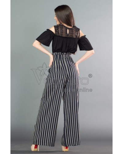 PANTALONI BLEUMARIN EVAZATI CU DUNGI