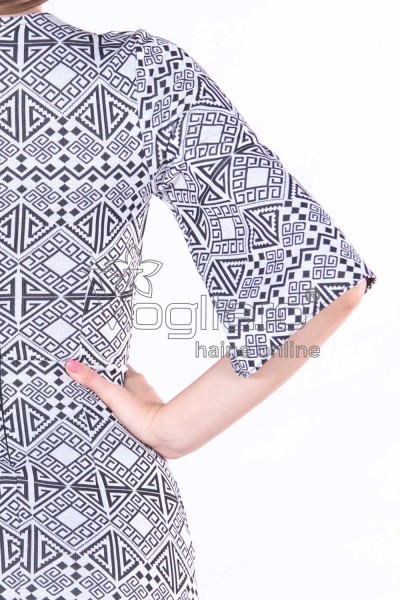 ROCHIE DE ZI GRI CU MODEL CONICA