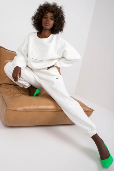 TRENING ALB DIN BUMBAC, TRENING DE DAMA ALB, TRENING DE ZI , TRENING DE CALITATE