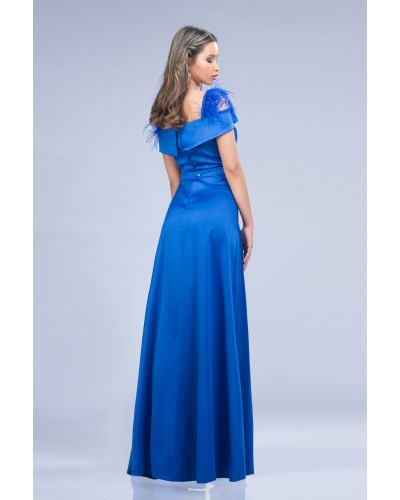 rochie eleganta albastru royal, rochii de lux, rochii de seara, rochie eleganta, rochie nasa